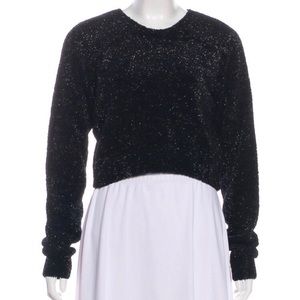COMME des GARÇONS Open Back Cropped Sweater